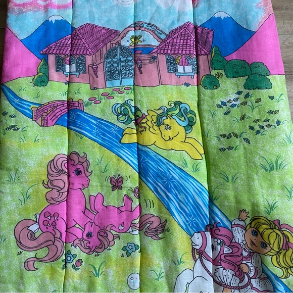 Vintage My Little Pony sleeping bag children’s sleepover bag Hasbro 1986 - Picture 4 of 16